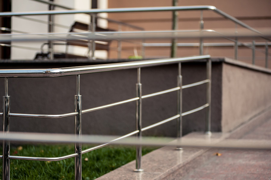 a stainless steel balustrading